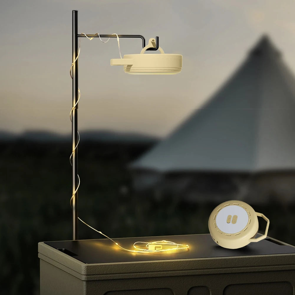Versatile 2-in-1 LED Outdoor Light – Ideal for Camping, Gardening, and More!