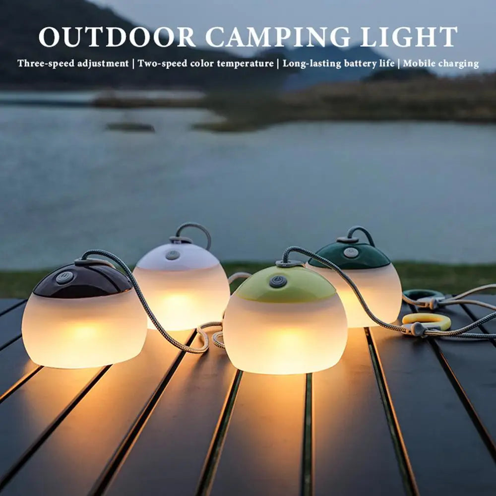 Dimmable, USB-C Rechargeable LED Camping Lantern
