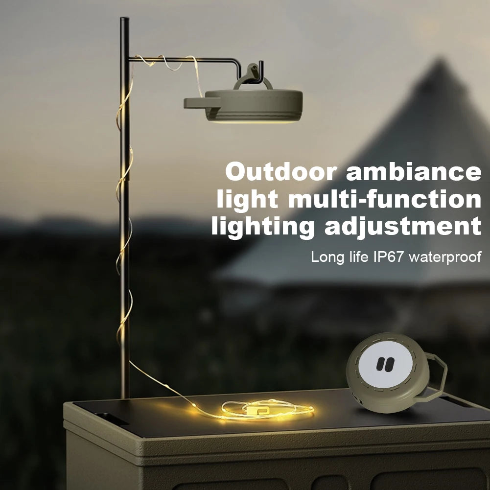 Versatile 2-in-1 LED Outdoor Light – Ideal for Camping, Gardening, and More!