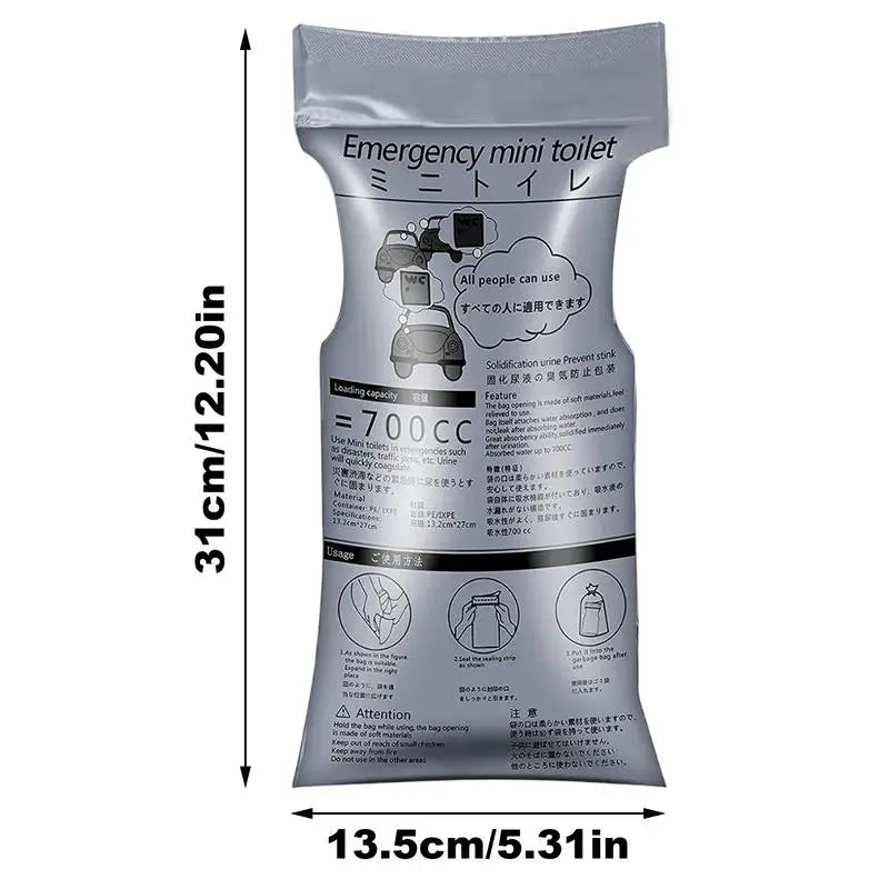 Portable Emergency Urinal Bag